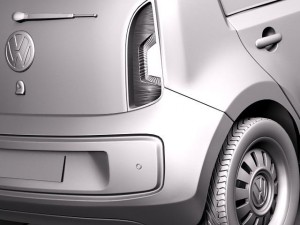 Volkswagen Up 5-door 2013 3D 모델