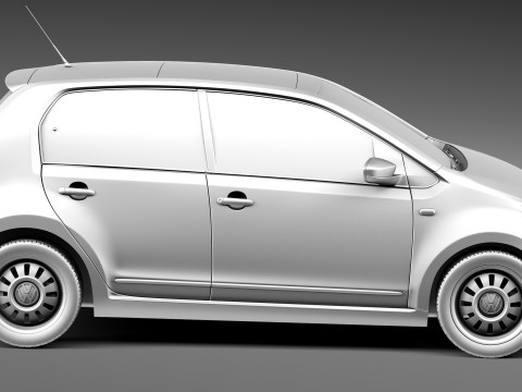 Volkswagen Up 5-door 2013 3D Model