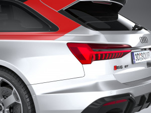 Audi RS6 Avant GT 2024 Modèle 3D