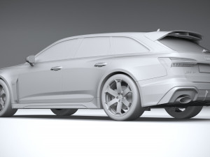 Audi RS6 Avant GT 2024 Modèle 3D