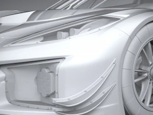 शेवरले कार्वेट Z06 GT3 R प्रतियोगिता 2024 3D मॉडल