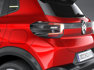 Citroen e C3 2024 3D Model