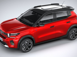 Citroen e C3 2024 3D Model