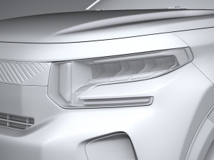 Citroen e C3 2024 3D Model