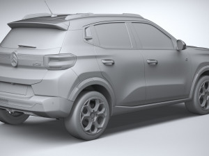 Citroen e C3 2024 3D Model