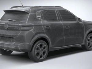 Citro&euml;n e C3 2024 Modelo 3D