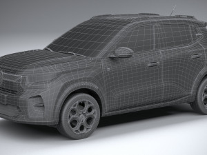 Citroen e C3 2024 3D Model