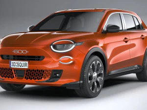 Fiat 600e 2024 3D Model