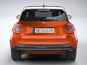 Fiat 600e 2024 3D-Modell