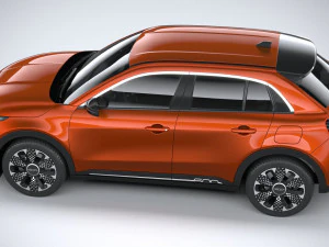 Fiat 600e 2024 3D Model