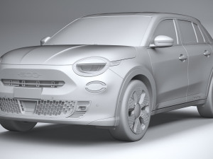 Fiat 600e 2024 3D-Modell