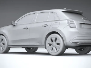 Fiat 600e 2024 3D Model