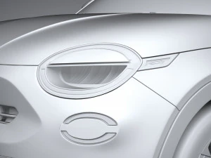 Fiat 600e 2024 3D Model