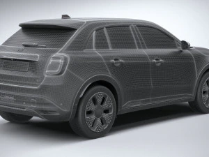 Fiat 600e 2024 3D Model