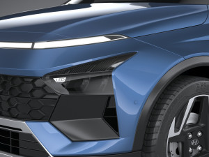 Hyundai Bayon 2025 3D Model