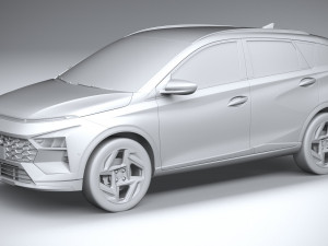Hyundai Bayon 2025 3D Model