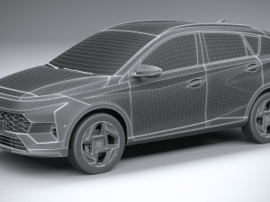 Hyundai Bayon 2025 3D Model