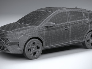 Hyundai Bayon 2025 3D Model