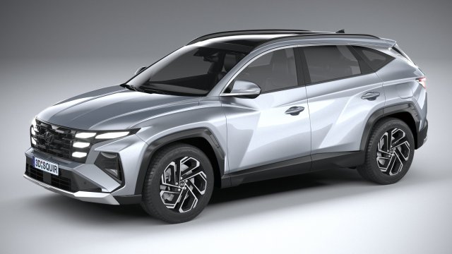 Hyundai Tucson 2024 Modèle 3D .c4d .max .obj .3ds .fbx .stl .blend 