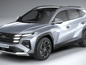 Hyundai Tucson 2024 3D Model