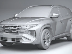 Hyundai Tucson 2024 3D Model