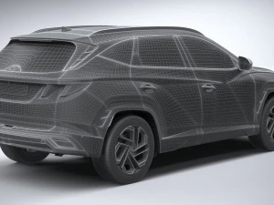 Hyundai Tucson 2024 3D Model