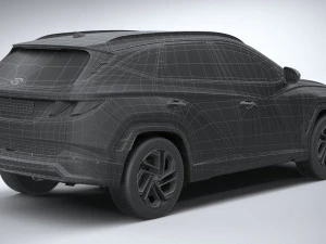 Hyundai Tucson 2024 3D Model