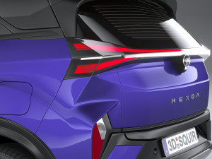 Tata Nexon 2024 3D मॉडल