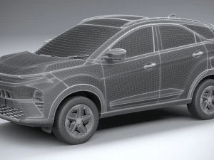 Tata Nexon 2024 3D Model