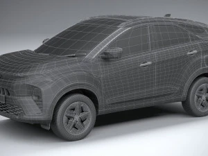 Tata Nexon 2024 3D Model