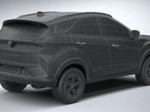 Tata Nexon 2024 3D Model