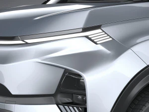 Tata Nexon EV 2024 3D Model
