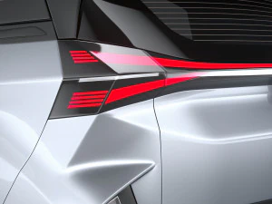 Tata Nexon EV 2024 3D Model