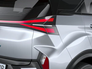 Tata Nexon EV 2024 3D Model