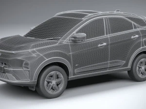 Tata Nexon EV 2024 3D Model