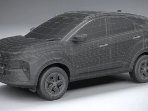 Tata Nexon EV 2024 3D Model