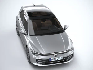 Volkswagen Golf 2024 3D Model
