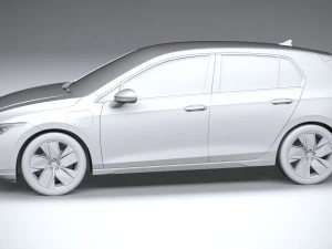 Volkswagen Golf 2024 3D Model