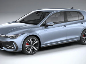 Volkswagen Golf GTE 2024 Model 3D
