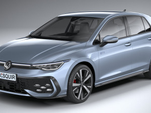 Volkswagen Golf GTE 2024 Modèle 3D