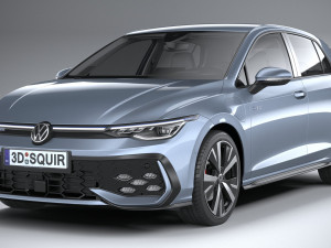 Volkswagen Golf GTE 2024 Modèle 3D