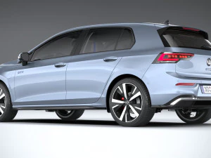 Volkswagen Golf GTE 2024 3D Model
