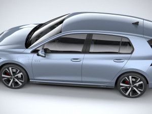 Volkswagen Golf GTE 2024 Modèle 3D