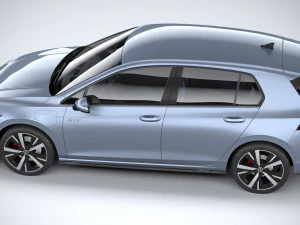 Volkswagen Golf GTE 2024 3D Model