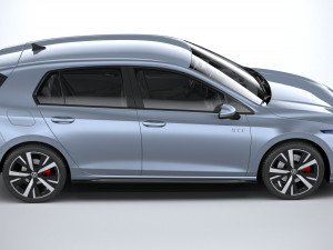 Volkswagen Golf GTE 2024 Modèle 3D