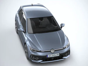 Volkswagen Golf GTE 2024 3D Model