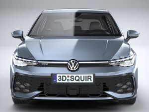 Volkswagen Golf GTE 2024 Modèle 3D