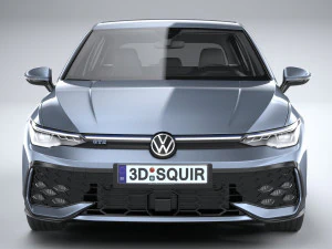 Volkswagen Golf GTE 2024 3D Model