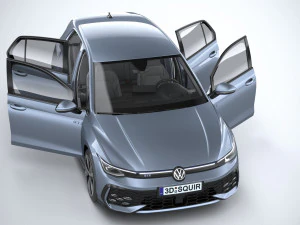 Volkswagen Golf GTE 2024 3D Model