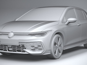 Volkswagen Golf GTE 2024 Modèle 3D